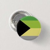 Demiromantische vlaggenknop ronde button 3,2 cm (Voorkant /achterkant)