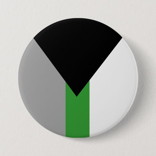 Demironantische Pride-vlag Ronde Button 7,6 Cm (Voorkant)