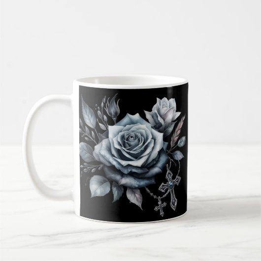 Demise Darling Blauwe Rozenmok Koffiemok (Links)