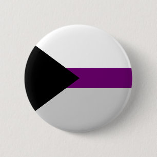 Demiseksueel Vlag Seksualiteit Symbool Genderident Ronde Button 5,7 Cm