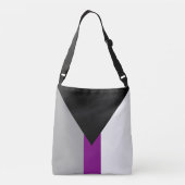 Demiseksuele Pride-vlag Crossbody Tas (Achterkant)