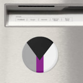 Demiseksuele Pride-vlag Magneet (Insitu (Vaatwasser))