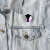Demiseksuele Pride-vlag Ronde Button 3,2 Cm (In situ)
