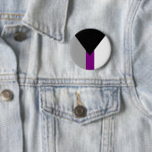 Demiseksuele Pride-vlag Ronde Button 5,7 Cm (In situ)