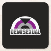 Demiseksuele trots kartonnen onderzetters (Voorkant)