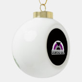 Demiseksuele trots keramische bal ornament (Links)