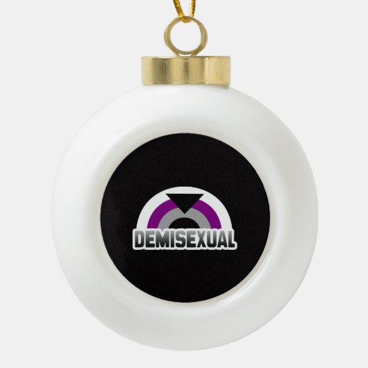 Demiseksuele trots keramische bal ornament (Voorkant)