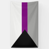 Demiseksuele trots spandoek (Verticaal)