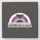 Demiseksuele trots stenen onderzetter (Voorkant)