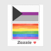 Demiseksuele trots sticker (Vel)
