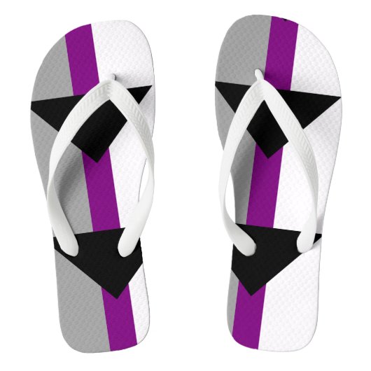 Demiseksuele trots teenslippers (Voetbed)