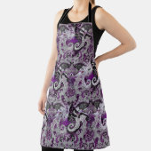 Demisexual Dragon Damask - Pride Flag Colors Schort (Insitu)
