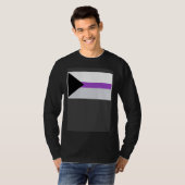Demisexual Flag Demisexual Pride Flag T-shirt (Voorkant volledig)