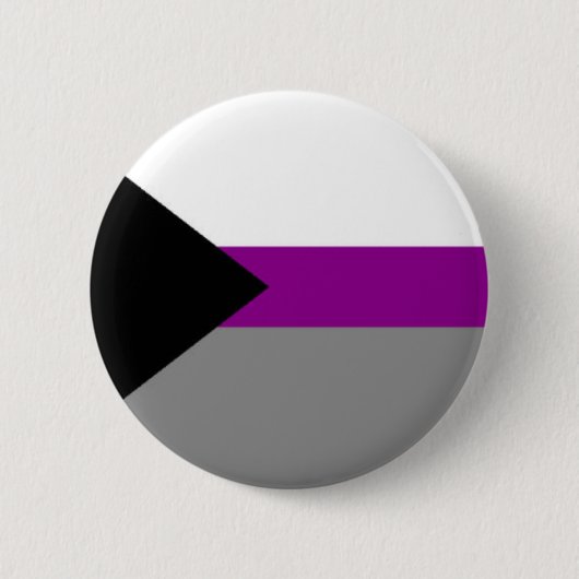 Demisexual Flag Rainbow Genderdiversiteit Pride Ronde Button 5,7 Cm (Voorkant)