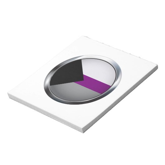 DEMISEXUAL MEDALLION NOTITIEBLOK (Linkerzijde)