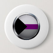 DEMISEXUAL MEDALLION RONDE BUTTON 4,0 CM (Voorkant)