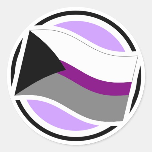 Demisexual Pop-up Definitie Icon Sticker (Voorkant)