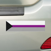 Demisexual Pride Bumpersticker (Op auto)