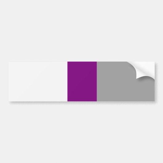Demisexual Pride Bumpersticker (Voorkant)