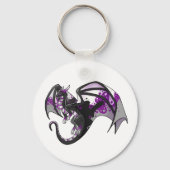 Demisexual Pride Dragon Sleutelhanger (Voorkant)