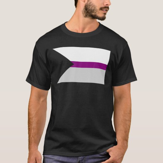 Demisexual Pride Flag - Asexual Semisexual Demisex T-shirt (Voorkant)