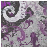 Demisexual Pride Flag Colors Dragon Damask Fabric Stof (Close Up)
