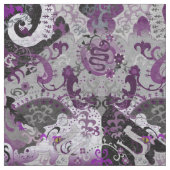 Demisexual Pride Flag Colors Dragon Damask Fabric Stof (Swatch)