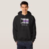 Demisexual Pride Flag Demisexual Flag Hoodie (Voorkant volledig)