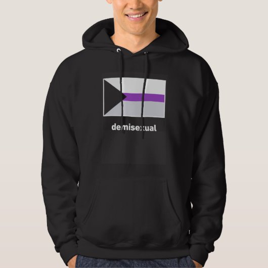 Demisexual Pride Flag Demisexual Flag Hoodie (Voorkant)