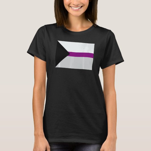 Demisexual Pride Flag national pride T-shirt (Voorkant)