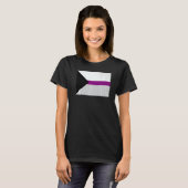 Demisexual Pride Flag national pride T-shirt (Voorkant volledig)