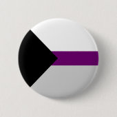 Demisexual Pride Flag Ronde Button 5,7 Cm (Voorkant)