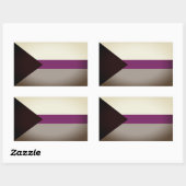Demisexual Pride Rechthoekige Sticker (Vel)