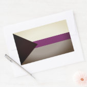 Demisexual Pride Rechthoekige Sticker (Envelop)