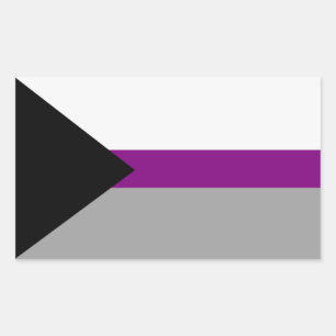 Demisexual Pride Rechthoekige Sticker