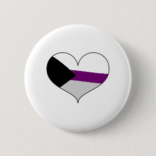 Demisexual Pride Ronde Button 5,7 Cm