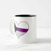 Demisexual Pride Tweekleurige Koffiemok (Voorkant links)