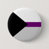 Demisexual Pride vlag LGBT Pride Ronde Button 5,7 Cm (Voorkant)