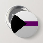 demisexualiteitsknop ronde button 7,6 cm (Voorkant /achterkant)