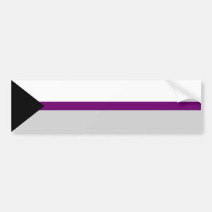 Demisexualiteitsvlag Bumpersticker