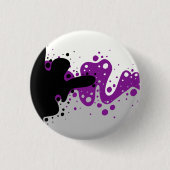 Demisexueel vocht ronde button 3,2 cm (Voorkant)