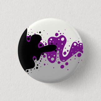 Demisexueel vocht ronde button 3,2 cm