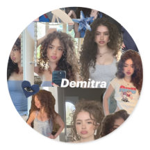 Demitra Kalogeras Collage Sticker