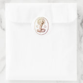 Demiurge-Sticker van het Symbool Klassic Round Ronde Sticker (Tas)