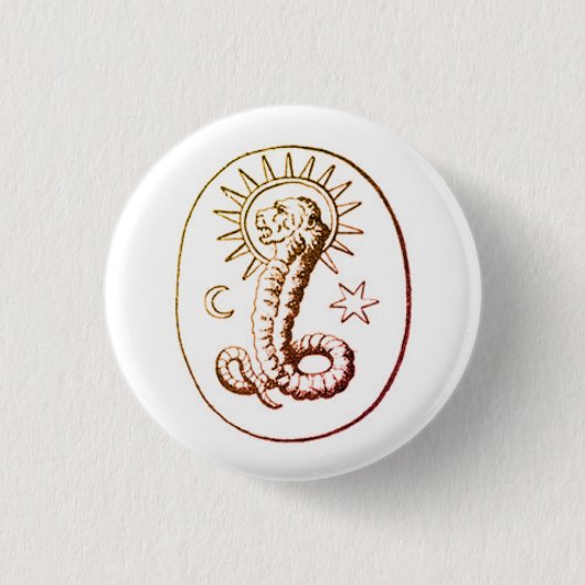 Demiurge-symbool Ronde Button 3,2 Cm (Voorkant)