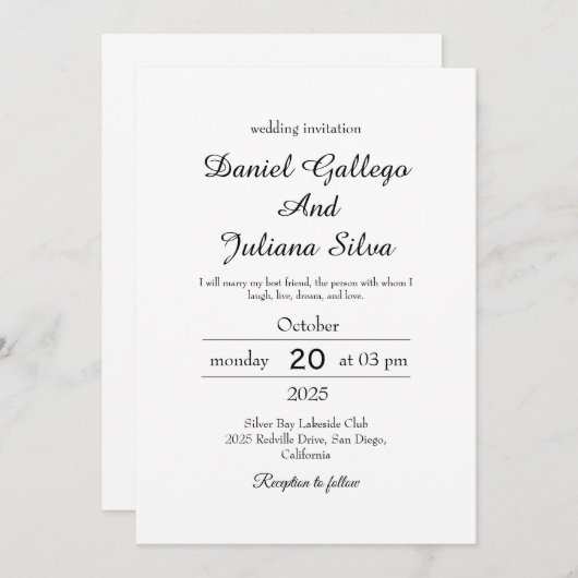 Demo 11 uitnodiging (Voorkant / Achterkant)