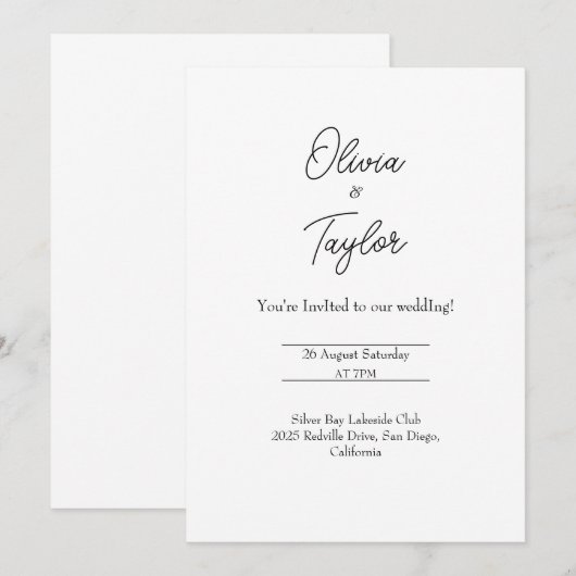 Demo 2 kaart (Voorkant / Achterkant)