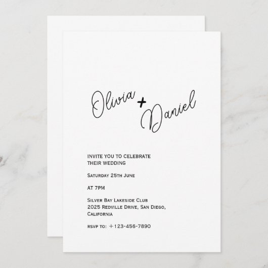 Demo 3 uitnodiging (Voorkant / Achterkant)