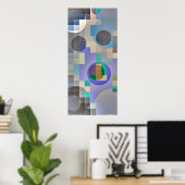 DEMO Abstract Poster (kleurvariatie) (Thuiskantoor)