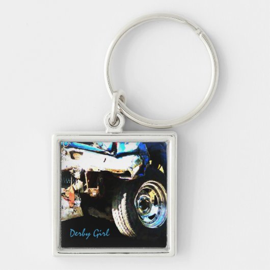 Demo Derby Car Sleutelhanger (Voorkant)
